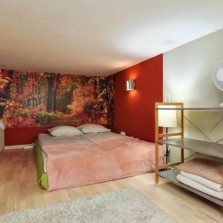 公寓 Cool Colors Flat Located In The Heart Of Buda